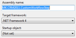 Target framework (should be .NET Framework 4)