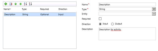 Action Screen Input